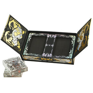 Jeu de cartes de poker personnalisé écologique et recyclable pour coffret cadeau, 2 jeux de cartes de luxe avec impression de logo pour usage professionnel et familial - Product Image 1