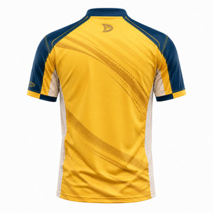 OEM Cricket Jersey Custom Design Polyester Team Shirt Moisture Wicking Sports Uniform Supplier - Product Image 3
