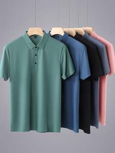 Camisas Polo Bordadas para Hombre, Logotipo Personalizado, Poliéster y Spandex, Manga Corta, con Cuello, Fábrica de Bangladesh - Product Image 4
