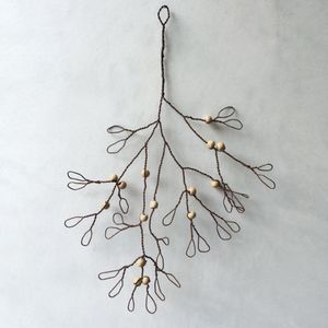 Christmas Wreath Metal Christmas Wreath Ornament With <b>Star</b> Anise Decor Circle Shape Handicraft Decoration - Product Image 4