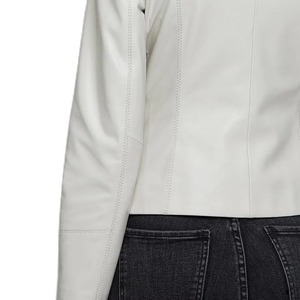 Veste en similicuir tendance pour femme, vente en gros, vêtements d'extérieur en cuir végétalien, logo personnalisé, design tendance, meilleur prix fournisseur - Product Image 4