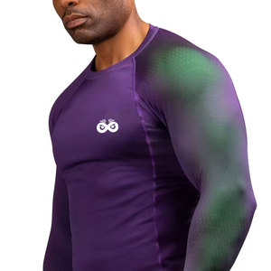 Premium Quality Quick Dry <b>Men</b> <b>Compression</b> <b>Shirts</b> Custom Design Breathable Sports Wear <b>Compression</b> <b>Shirt</b> <b>For</b> <b>Men</b> - Product Image 2