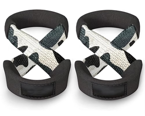 Nuevas Correas de Nylon para Levantamiento de Pesas en Forma de 8 para Mujer, Marca Geo Brother Co, Alta Elasticidad, Ligeras, Cierre a Presión, Color y Talla Personalizables - Product Image 1