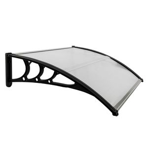 Soporte HT 100 x 80 Blanco y Gris para Cubierta de Lluvia de Puertas y Ventanas, Apliques para el Hogar, Mismo Código 31072821 - Product Image 2