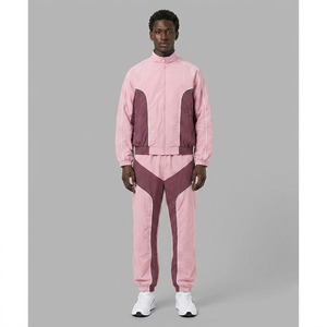 Custom <b>Women</b> Nylon Color Block Tracksuit 2 Piece Set Stand Collar <b>Jacket</b> Wide Leg Pants Vintage Y2K Streetwear - Product Image 3