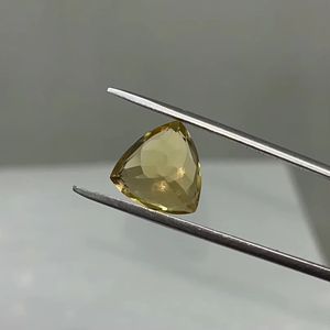 Citrine dorée naturelle 3MM taille triligne, pierre précieuse de qualité supérieure pour la fabrication de bijoux - Product Image 3