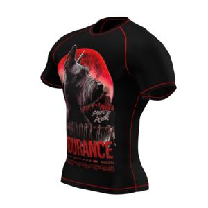 Chemises de compression anti-UV et anti-humidité pour BJJ, tissu extensible quadridirectionnel, coutures plates pour BJJ Jiu-Jitsu - Product Image 2