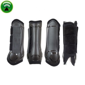 Overreach Black TPU Cover Hind Dressage Horse <b>Boot</b> - Product Image 4