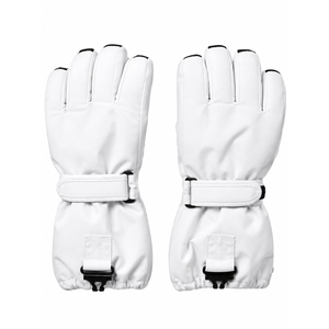 VELANO HIDES Gants de ski en cuir imperméables et respirants pour snowboard, coupe-vent, doigts entiers, fermeture réglable au poignet avec boucle auto-agrippante - Product Image 5
