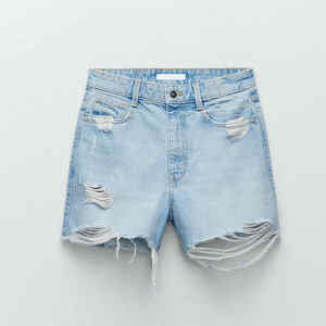 กางเกงยีนส์ขาสั้นเอวต่ำสำหรับผู้หญิง สวมใส่สบาย ระบายอากาศได้ดี สไตล์ Y2K มีกระเป๋าหลายช่อง  รับสั่งทำตามแบบ สำหรับสาวๆ  มีจำหน่ายแล้ว - Product Image 3