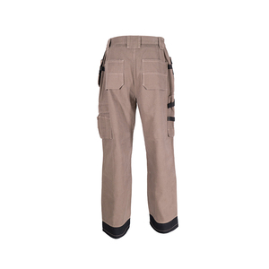 Pantalon de travail personnalisé avec logo et couleur, pantalon utilitaire de sécurité industrielle avec toile imperméable haute visibilité pour la construction - Product Image 2