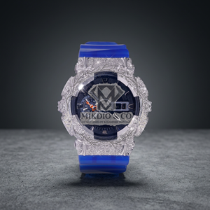 Iced Out Neon Yellow Sapphire Crystal Luxury Daily Wear Rubber Band <b>Watch</b> Silver Buckle Bezel Analog-<b>Digital</b> Hip Hop for Unisex - Product Image 4