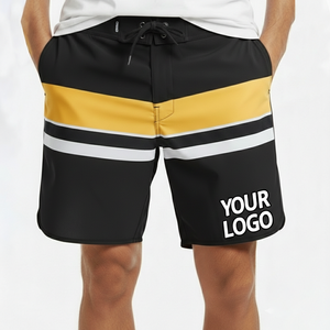 Shorts de plage imperméables pour hommes, taille élastique, séchage rapide, style Bermuda Phantom, décontractés, pour la plongée et le surf, grande taille - Product Image 1