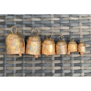Campanas Navideñas Clásicas de Metal con Logotipo Personalizado para Colgar en Árboles, Guirnaldas y Marcos de Ventanas, Precios al por Mayor para Exportación - Product Image 2
