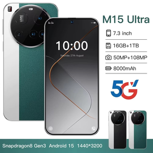 สมาร์ทโฟน Design Unlocked 5G M15 รุ่น 16GB+1TB หน้าจอ LED HD 7.3 นิ้ว กล้องความละเอียด 48+108MP ระบบ Android 14 ชิปประมวลผล Deca Core รองรับซิมคู่ พอร์ต CDMA - Product Image 1