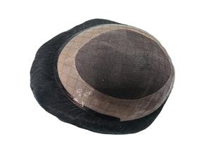 Peluca de onda de agua india de alta calidad de Taz Hair para hombres Remy Soft Mono Base Toupee System Made Bangladesh Loose Deep Wave Style - Product Image 3