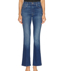 Women's High Waist Jeans - Classic Blue Washed Slim Fit Bootcut Denim <b>Pants</b> with Button Good Quality Jeans For Man - Product Image 3