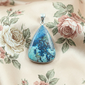 <b>Top</b> Quality Shattuckite Teardrop Pendant 925 Sterling Silver <b>Rose</b> Gold Yellow Gold Plated Handmade Gemstone Jewelry for Unisex - Product Image 5