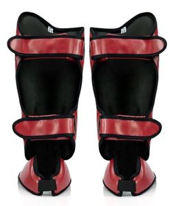 Protège-tibias de boxe en cuir de qualité supérieure, style ERIX, protection professionnelle, fermeture auto-agrippante pour le kickboxing, le MMA et le Muay Thai - Product Image 2