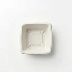 Tendencia: Tazón cuadrado de bagazo biodegradable y desechable para alimentos, ecológico, moderno y de lujo, para fiestas, aperitivos, postres y curry - Product Image 4