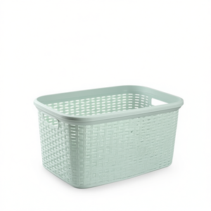 Panier à linge en rotin plastique 35L 35,5x53,5 CESTA ROPA VRM avec une hauteur de 53,5H pour l'organisation et le rangement - Product Image 2