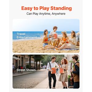 Sangle de transport pour instrument de percussion en bois, cajon, boîte à rythmes avec cordes de guitare, tambour à main - Catégorie de produit - Product Image 6