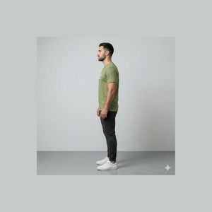 เสื้อยืดแขนตกทรงโอเวอร์ไซส์สำหรับฤดูร้อน เนื้อผ้าหนา  แบบเรียบ  สำหรับผู้ชาย  สามารถปรับแต่งได้ตามต้องการ  เสื้อยืดผู้ชายสั่งทำพิเศษ - Product Image 3