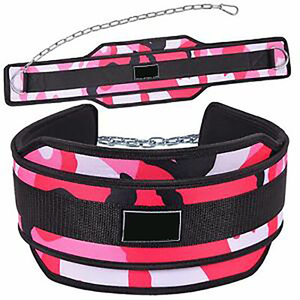เข็มขัดยกน้ำหนักหนังวัวพร้อมโซ่เหล็กสำหรับออกกำลังกายแบบดิปปิ้ง เข็มขัดออกกำลังกายแบบมีน้ำหนักสำหรับดึงข้อและออกกำลังกายแบบดิปปิ้ง - Product Image 5