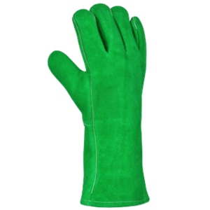 Gants de sécurité en cuir de vachette pleine fleur de haute qualité, résistants aux coupures et ignifuges, pour une protection supérieure en construction et en lutte contre les incendies - Product Image 3