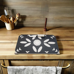 Blocs à découper en bois de conception de résine utilisation à la maison planche de service et planche à fromage vente en gros blocs à découper en bois de manguier - Product Image 1