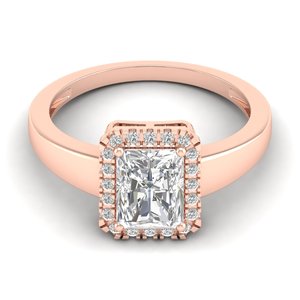 REYES New Arrival 925 Sterling Silver 14K White Gold Plated Radiant Cut 2.14Ct <b>Moissanite</b> Solitaire Ring Fine <b>Jewelry</b> For Women - Product Image 5