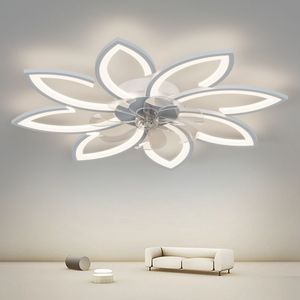 Ventilatore da Soffitto LED da 35,4 Pollici con Telecomando, 6 Velocità del Vento, 3 Temperature di Colore della Luce - Product Image 1