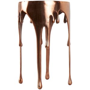 Mesa auxiliar metálica Zenith que representa el apogeo de la artesanía para hogares de lujo y espacios de diseño. - Product Image 3