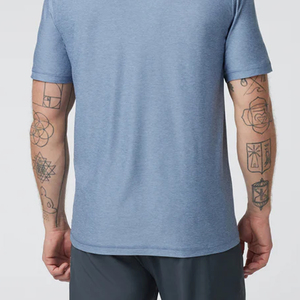 Camiseta de Hombre de Alta Calidad en Color Sólido, Manga Corta, Cuello Redondo, Cómoda, Estilo Casual Urbano, para Compradores al por Mayor - Product Image 5