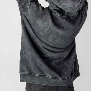 Sudadera con Capucha Unisex Blanca, Algodón French Terry, Estampado de Letras en la Parte Delantera, Estilo Casual Otoñal, Corte Regular, Diseño con Bolsillos, Suave, 370g - Product Image 3