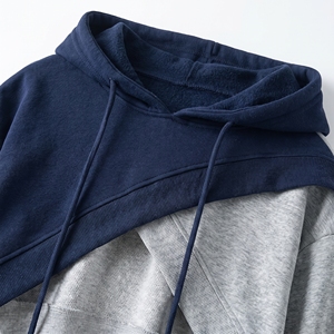 Women Two Tone <b>Patchwork</b> Crop <b>Top</b> Hoodie Long Sleeve Crossover Front Sweatshirt Casual Streetwear Pullover Hooded <b>Tops</b> 2026 - Product Image 6