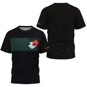 Uniforme de Fútbol Americano Unisex Personalizado con Colores, Cuello Redondo, Manga Corta, Nombre del Jugador, Impresión por Sublimación, Poliéster - Product Image 2