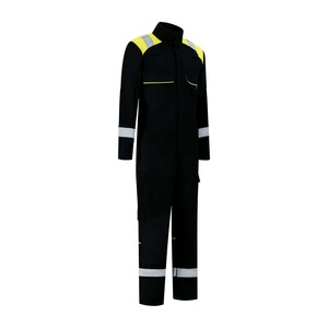 Custom Men Women Reflective Taped Safety Roadway Construction <b>Work</b> Coverall Wholesale Blue With Pockets Coverall - Product Image 1