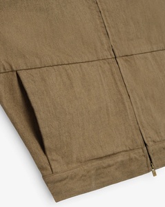 Chaqueta de trabajo de utilidad relajada para hombre lavada con ácido de tela vaquera de algodón pesado de alta calidad personalizada para hombre - Product Image 3