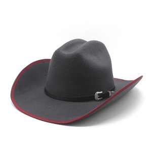 Chapeau de cowboy western Texas style punk pour femmes et hommes, bord de 9,5 cm, vente en gros - Product Image 3