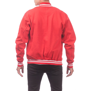 เสื้อแจ็คเก็ตวาร์ซิตี้คุณภาพสูงแบบกำหนดเองสำหรับฤดูหนาว  แบบ unisex  ขนาดใหญ่พิเศษ ระบายอากาศได้ดี  เสื้อเบสบอลแบบ Letterman สำหรับผู้ชาย - Product Image 5