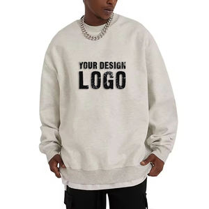 Fast Delivery 400gsm cotton sweatshirts Custom high street sweatshirts boxy fit sweatshirts for Fashion Brands - Product Image 1