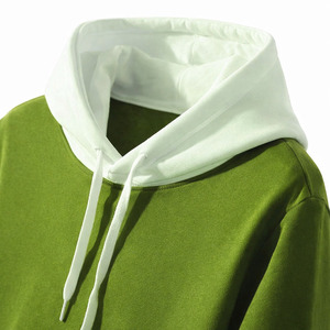 Sweat à capuche surdimensionné personnalisé avec logo brodé, manches longues, motif imprimé original, méthode de tricotage, vente en gros 2026, sweat à capuche pour homme - Product Image 5