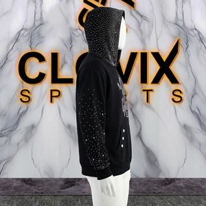 CLOVIX SPORTS Sudadera con Capucha Personalizada al por Mayor para Hombre, 100% Algodón, Sudadera con Capucha Bordada con Estampado Puff, Fabricante - Product Image 6