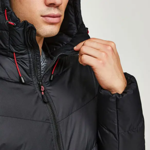 Veste matelassée pour homme avec logo personnalisé, imperméable, parka d'hiver chaude et épaisse, manteau de ski, doudoune pour homme 2026 - Product Image 5