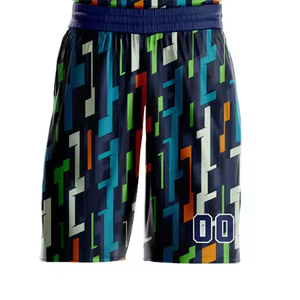 Ensemble d'uniformes de basketball personnalisés, impression par sublimation, nom de l'équipe, numéro 00, unisexe, adulte, polyester, design respirant - Product Image 4