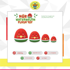Llavero de Peluche de Sandía de Alta Calidad - 8cm, Lindos Juguetes de Peluche para Niños, Regalo Islámico para Eid y Ramadán al Mejor Precio Competitivo - Product Image 6