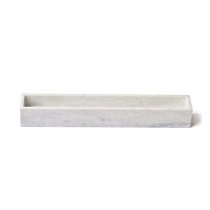 Plateau de vanité rectangulaire en marbre naturel de luxe, multi-usages, pour servir, organiser, décorer la maison, à prix de gros - Product Image 2