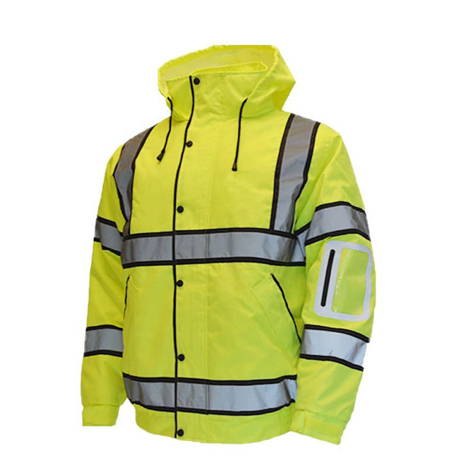 Custom Waterproof Reflective Safety Jackets for Men's Road Maintenance ...
