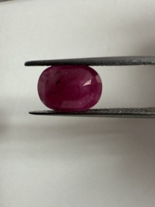 Piedra Preciosa de Rubí Birmano Natural Premium, Facetada, de Una Sola Pieza, para Anillos, Colgantes y Joyería de Lujo, Lista para Usar - Product Image 2
